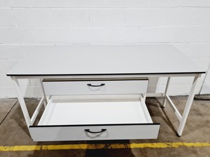 Thumbnail image of Trespa Table Workbench 180 x 80 x 90cm w/ 4 Centre Drawers Lab