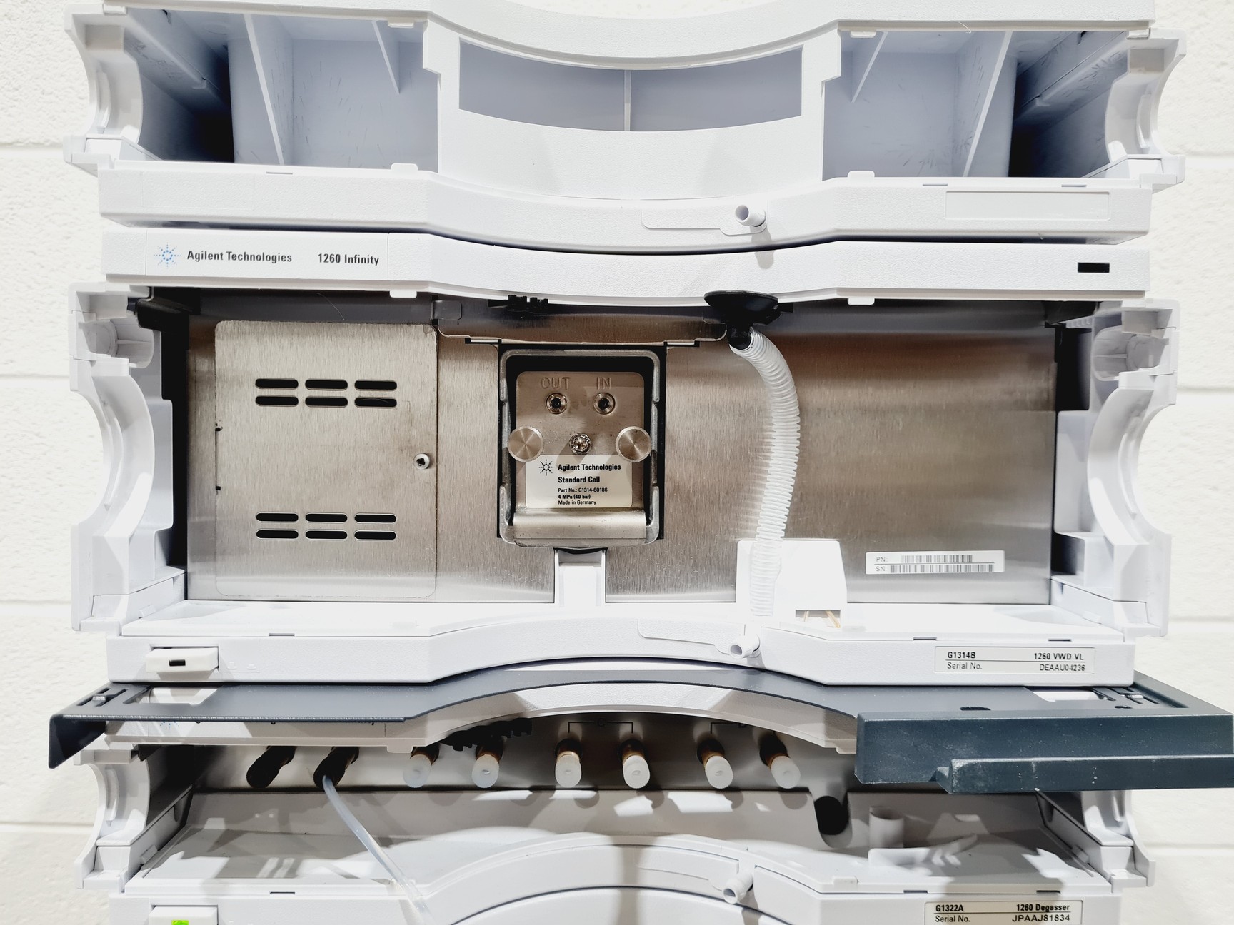 Image of Agilent Technologies 1260 Infinity HPLC System, G1316A, G1329B, G1314B
