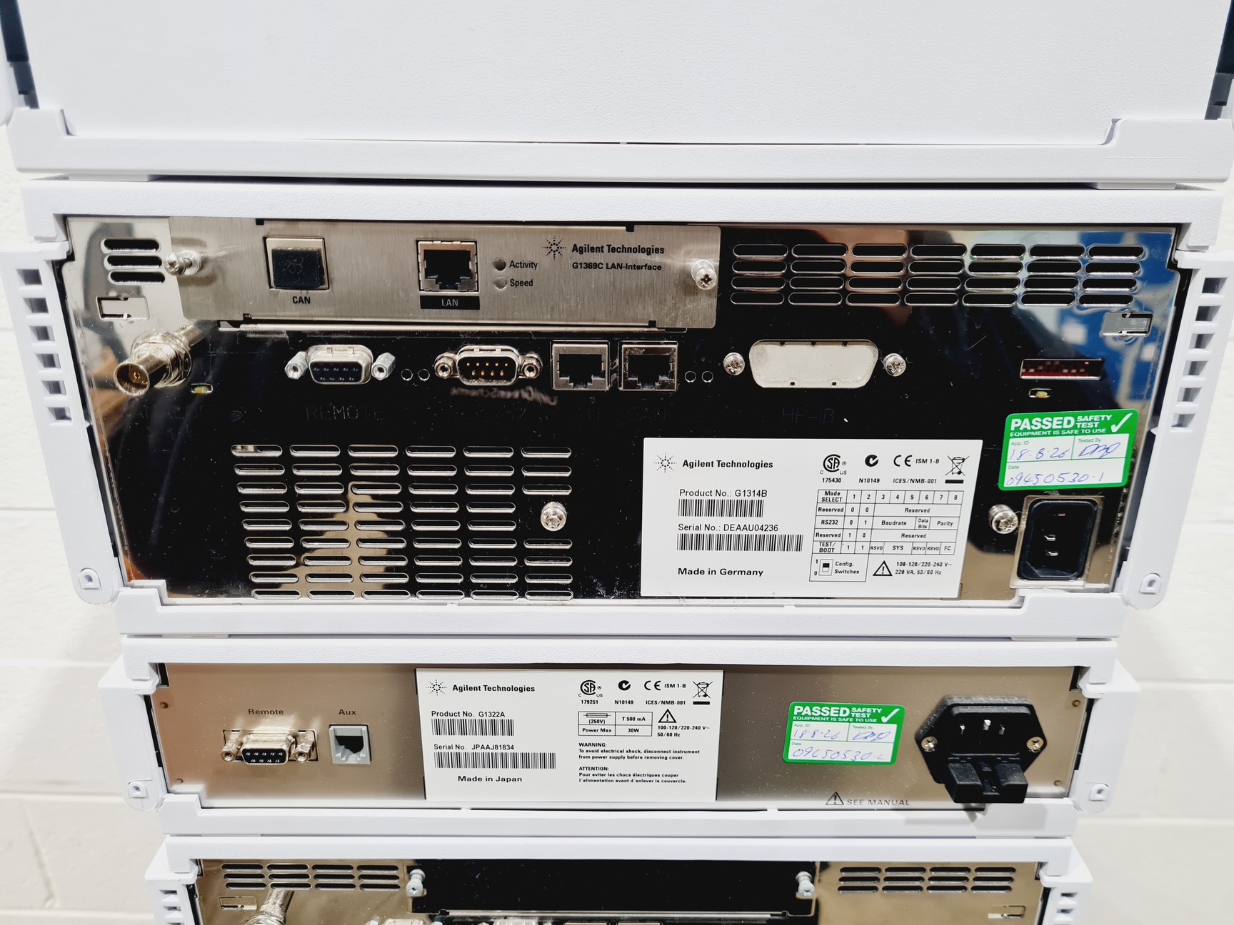 Image of Agilent Technologies 1260 Infinity HPLC System, G1316A, G1329B, G1314B