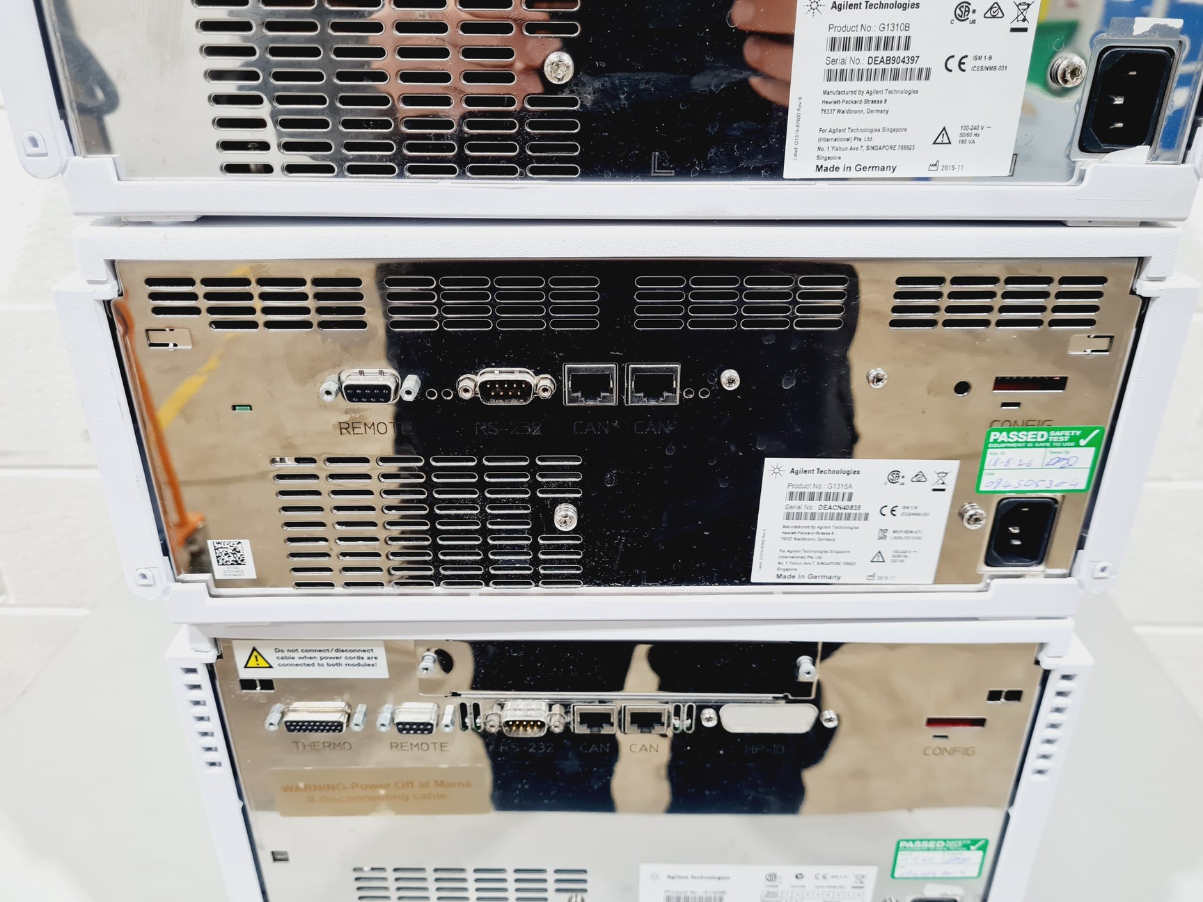 Image of Agilent Technologies 1260 Infinity HPLC System, G1316A, G1329B, G1314B