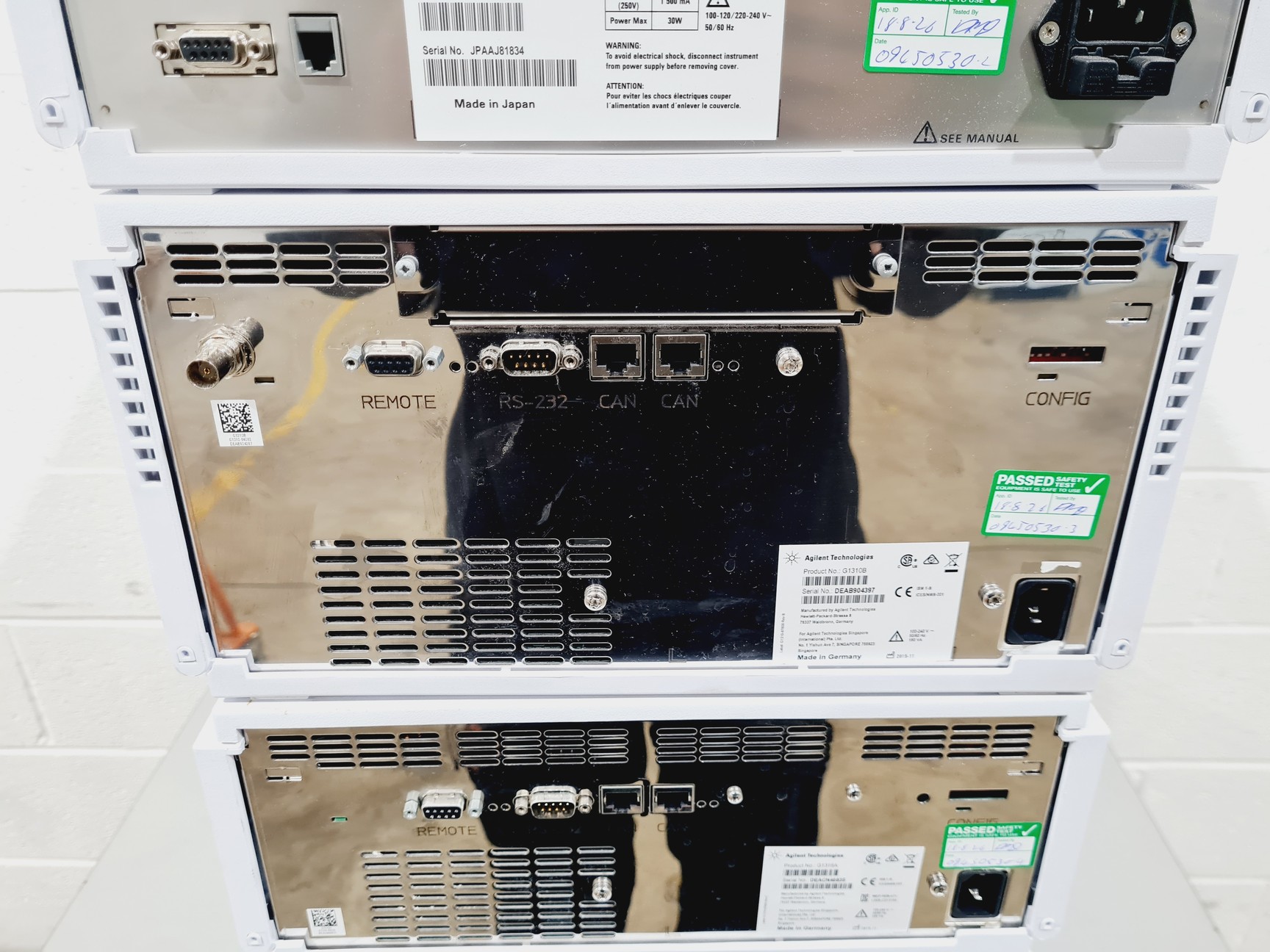Image of Agilent Technologies 1260 Infinity HPLC System, G1316A, G1329B, G1314B