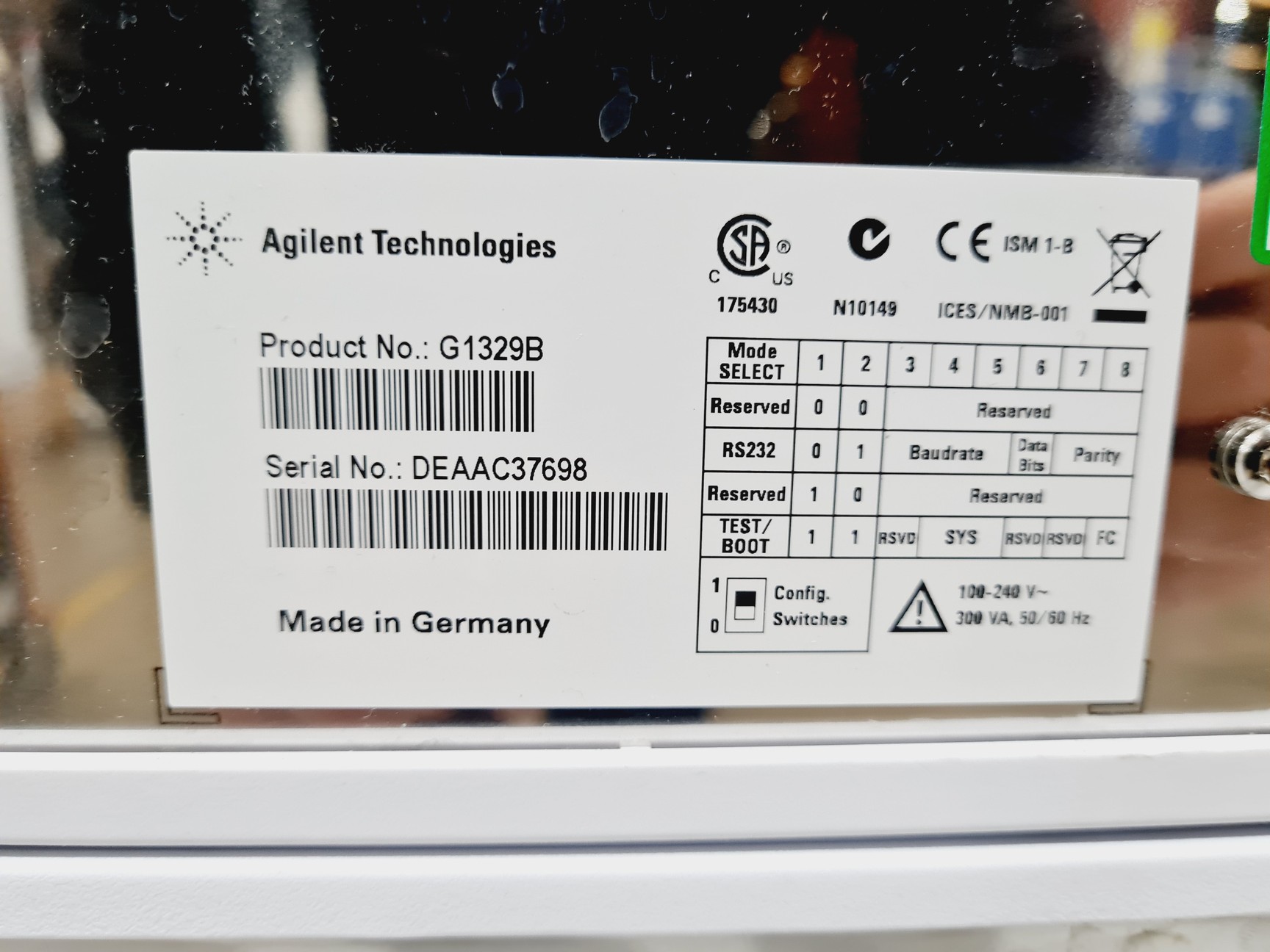 Image of Agilent Technologies 1260 Infinity HPLC System, G1316A, G1329B, G1314B