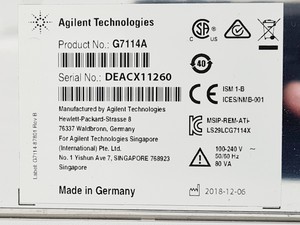 Thumbnail image of Agilent 1260 Infinity II HPLC System G7129A, G7110B, G7116A, G7114A