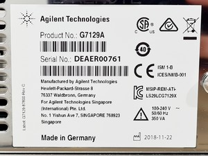 Thumbnail image of Agilent 1260 Infinity II HPLC System G7129A, G7110B, G7116A, G7114A