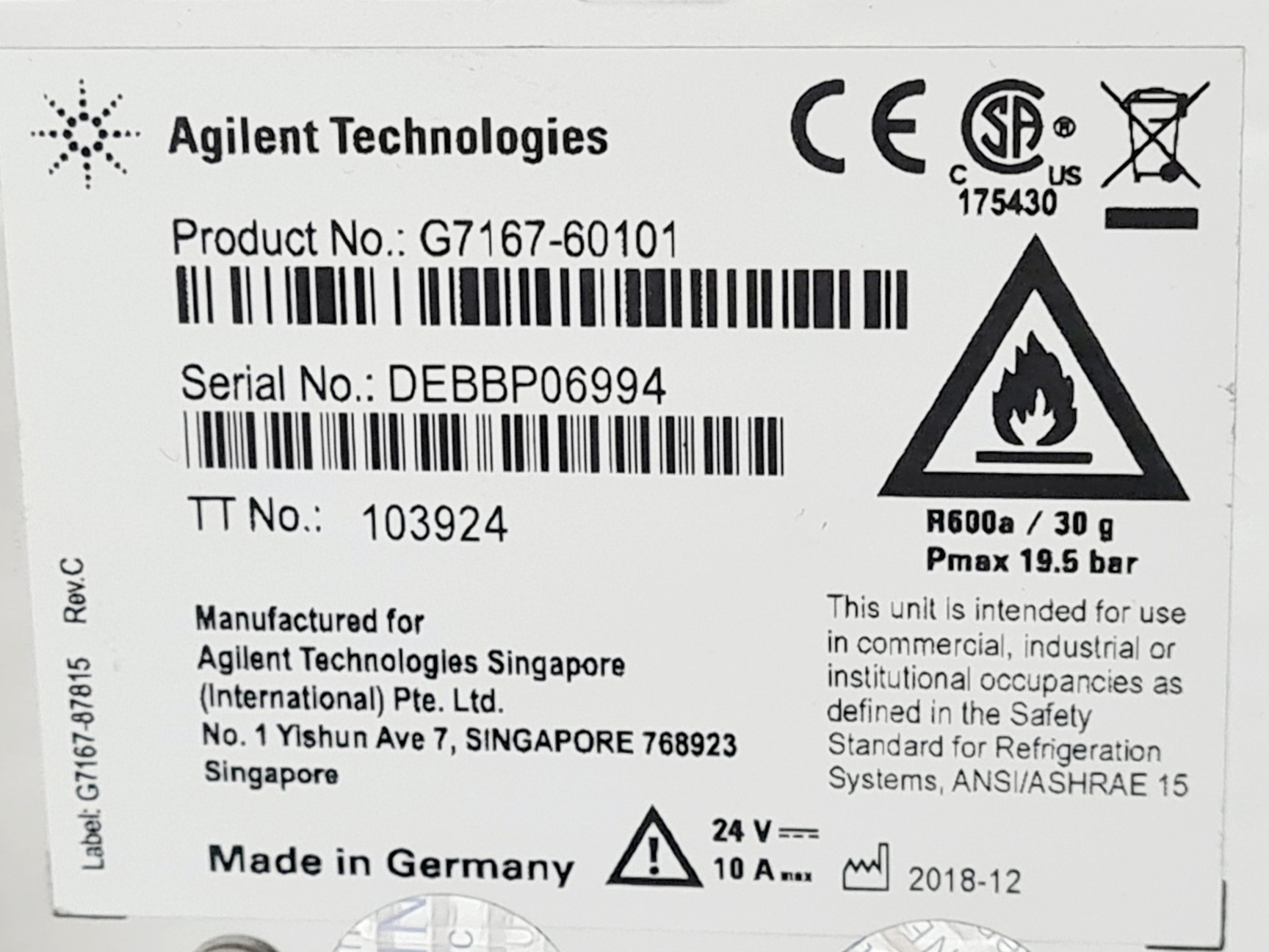 Image of Agilent 1260 Infinity II HPLC System G7129A, G7110B, G7116A, G7114A