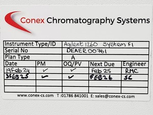 Thumbnail image of Agilent 1260 Infinity II HPLC System G7129A, G7110B, G7116A, G7114A