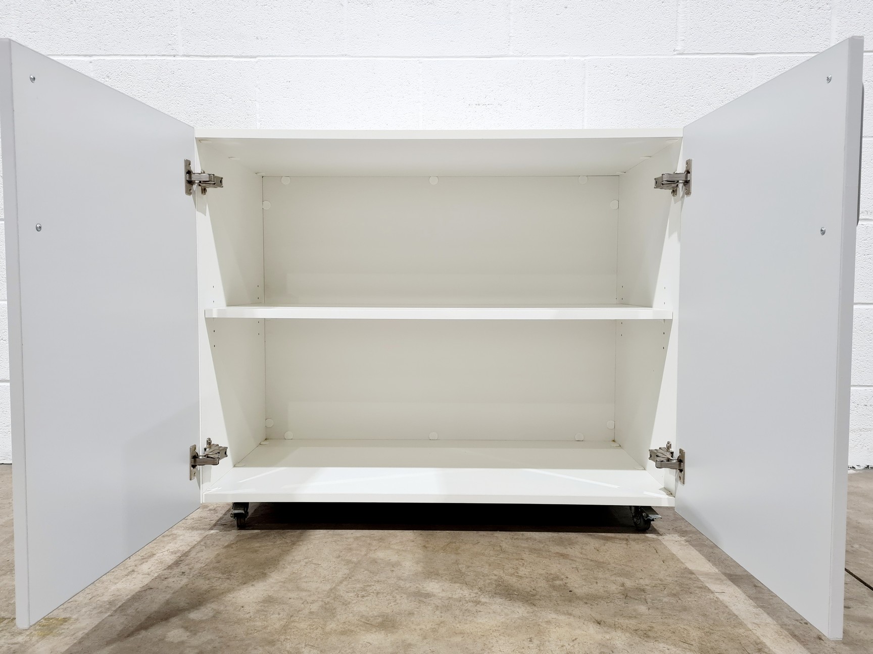 Image of Two Door Wheeled Cabinet 100 x 59 x 83cm