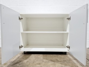 Thumbnail image of Two Door Wheeled Cabinet 100 x 59 x 83cm