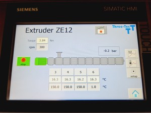 Thumbnail image of Three-Tec ZE12 Twin Screw Extruder Lab