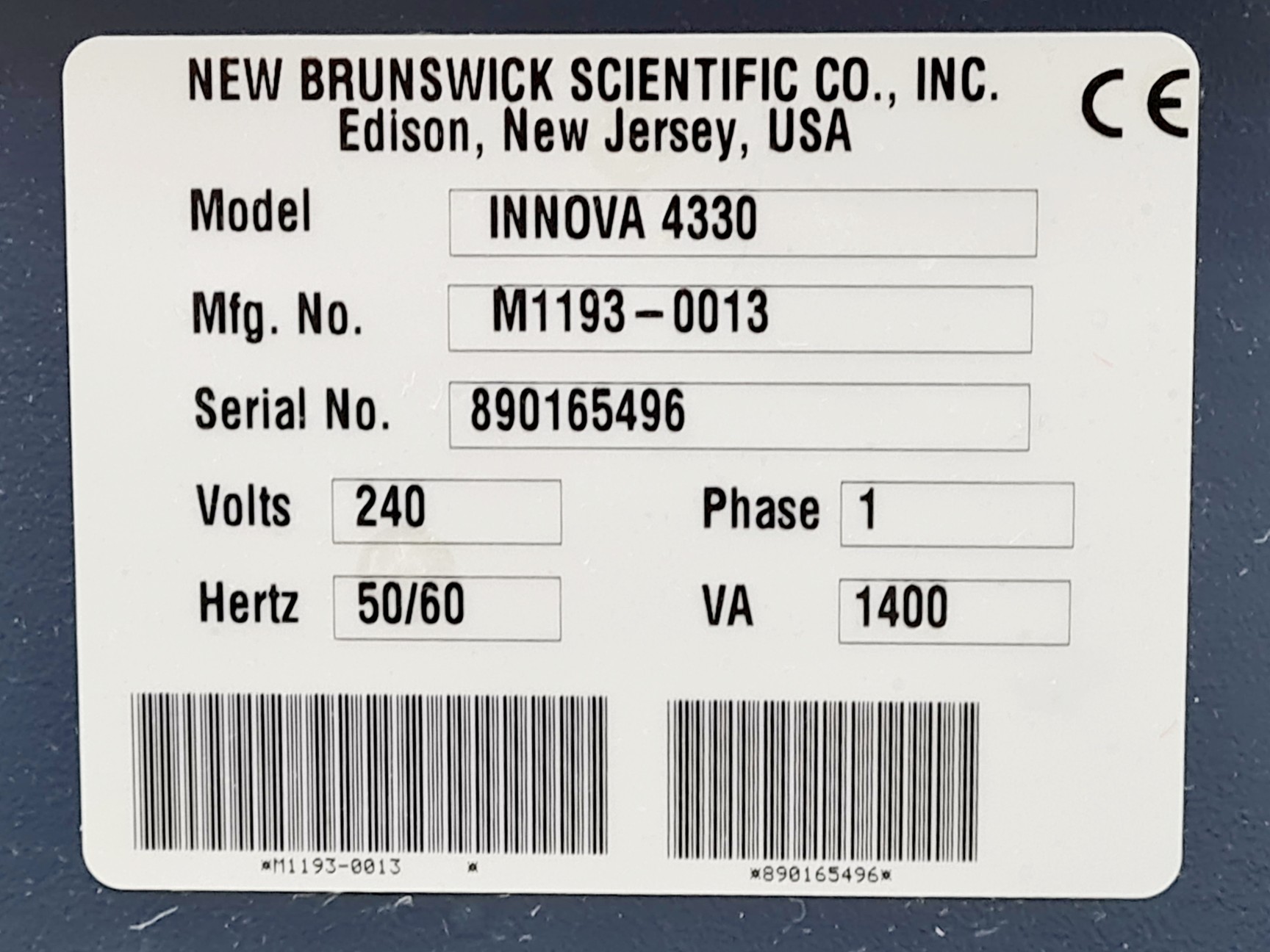 Image of New Brunswick Scientific Innova 4330 Shaking Incubator 