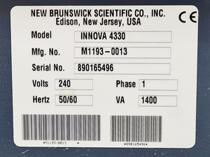Thumbnail image of New Brunswick Scientific Innova 4330 Shaking Incubator 