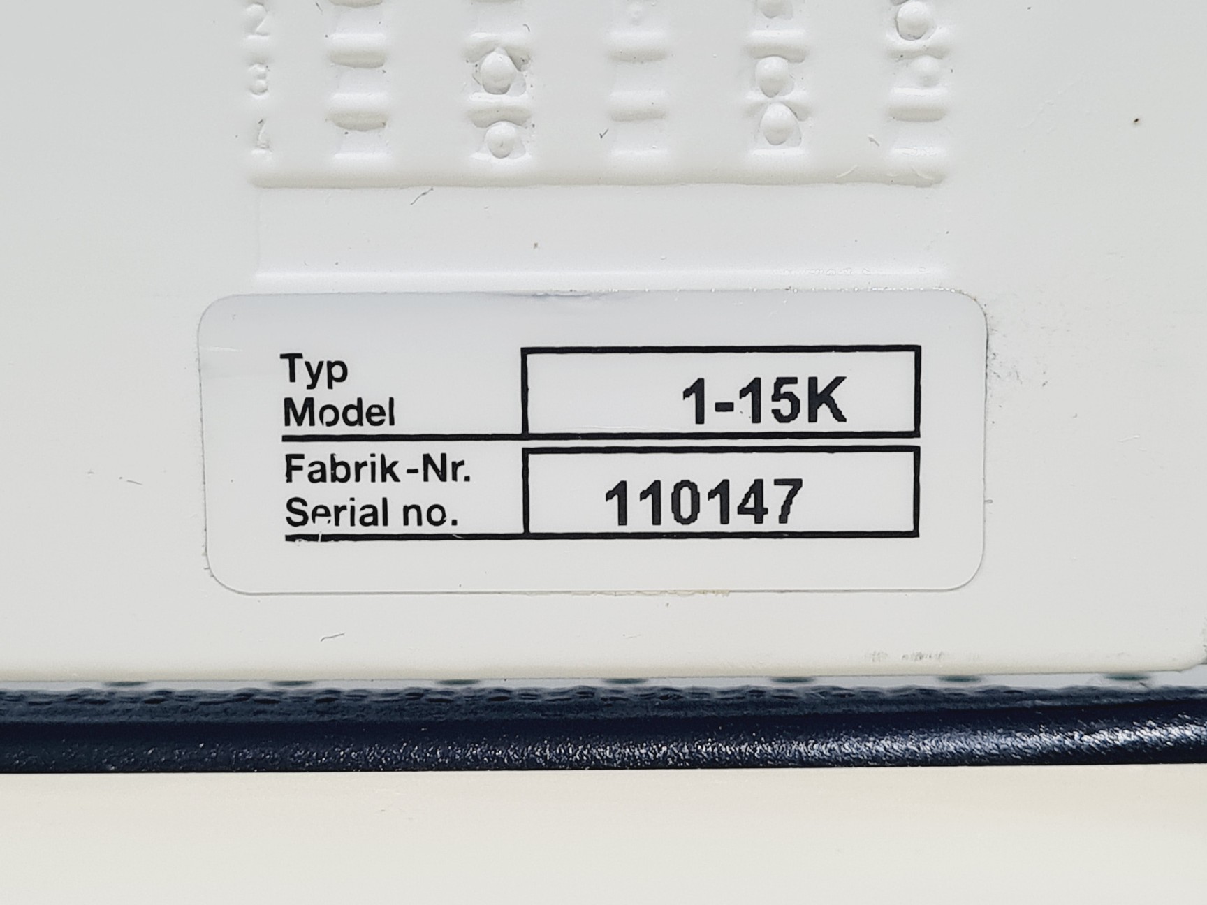 Image of Sigma SciQuip Refrigerated Centrifuge - 1-15K w/ Sigma 12024-H Rotor Lab