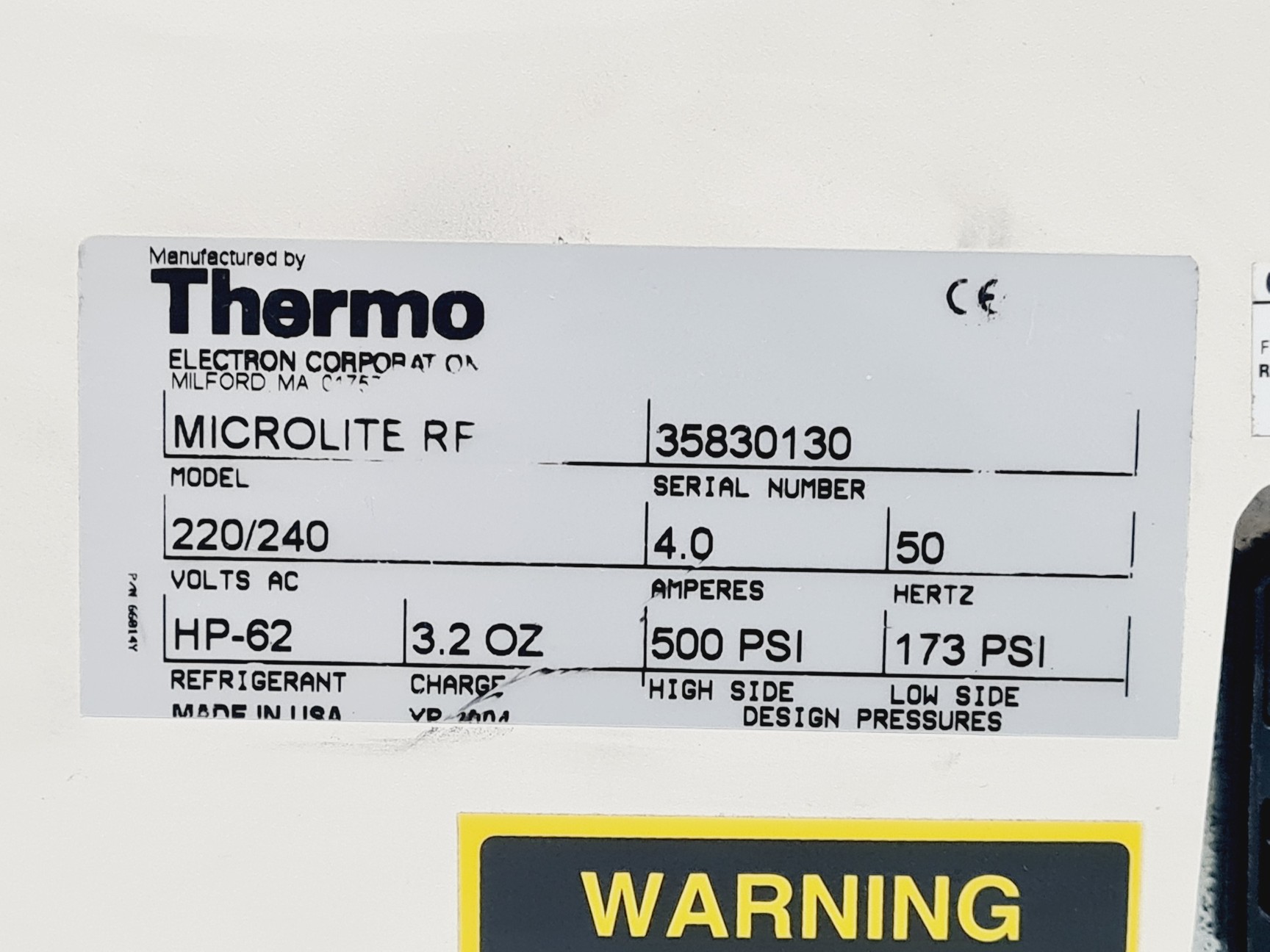 Image of Thermo Electron Microlite RF Benchtop Centrifuge w/ 851 Rotor 13500 RPM Lab 