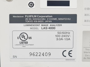Thumbnail image of FujiFilm LAS-4000 Gel Imaging System Lab