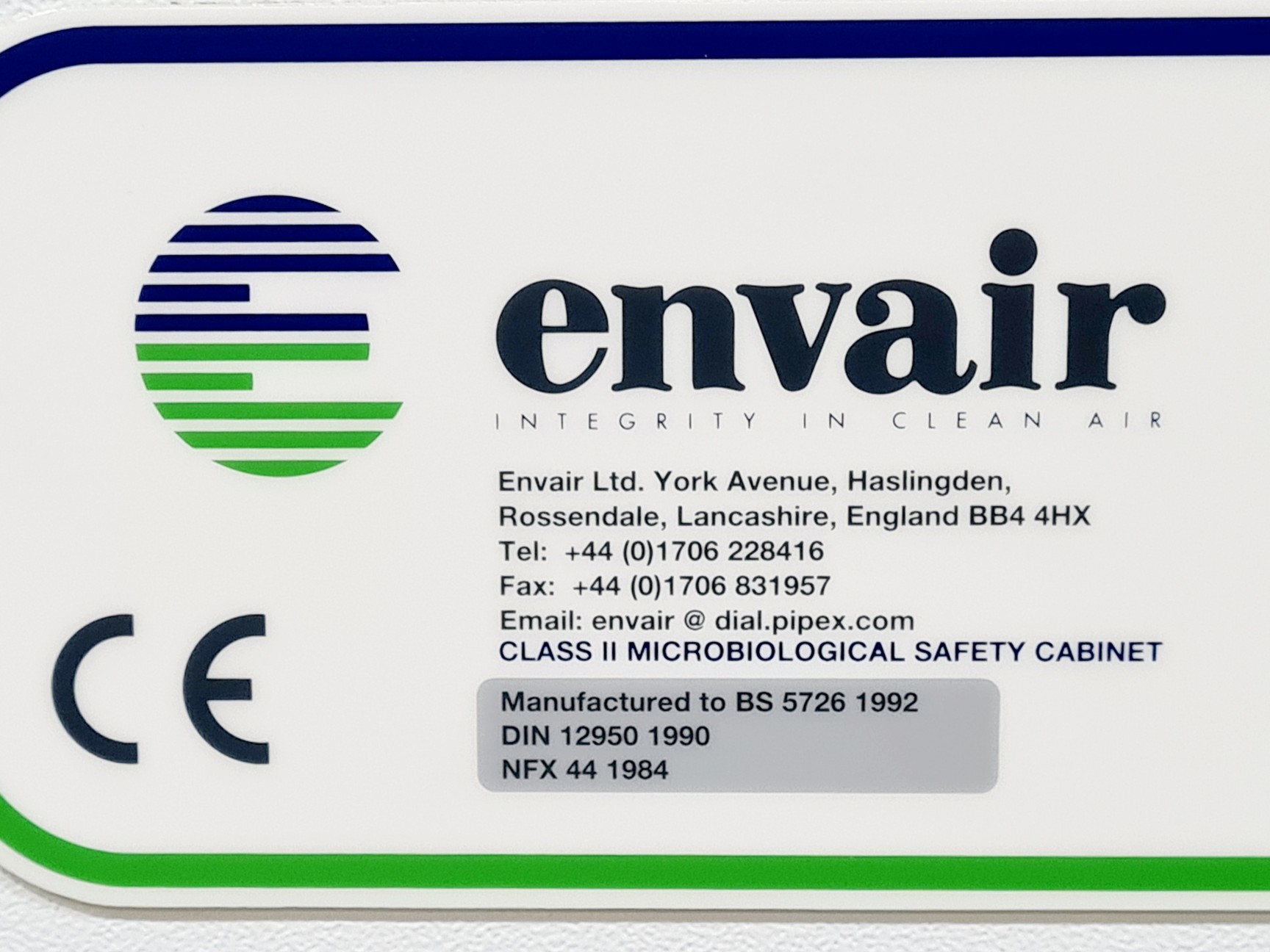 Image of Envair Bio 2+ Class 2 Safety Cabinet Lab