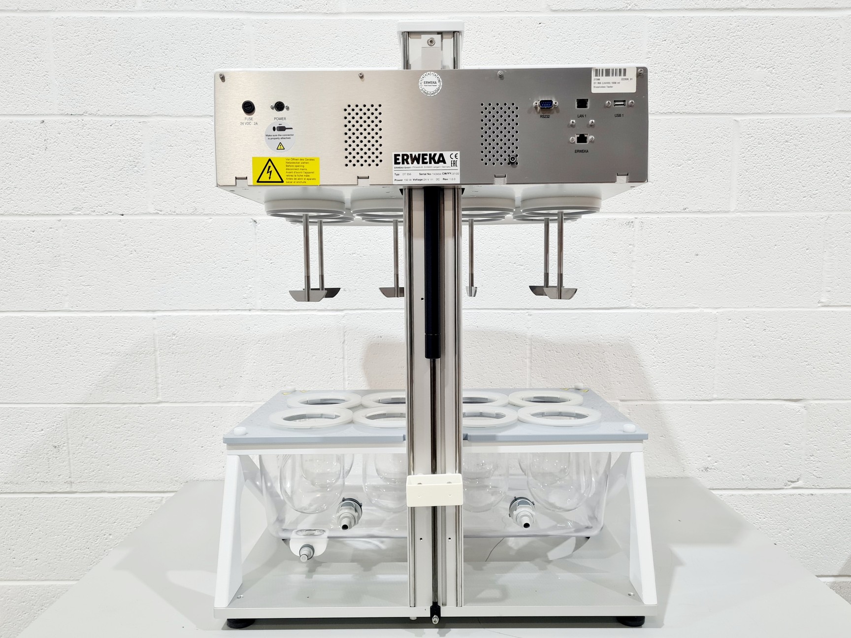 Image of Erweka DT 956 Dissolution System with Erweka DH 1520 Lab