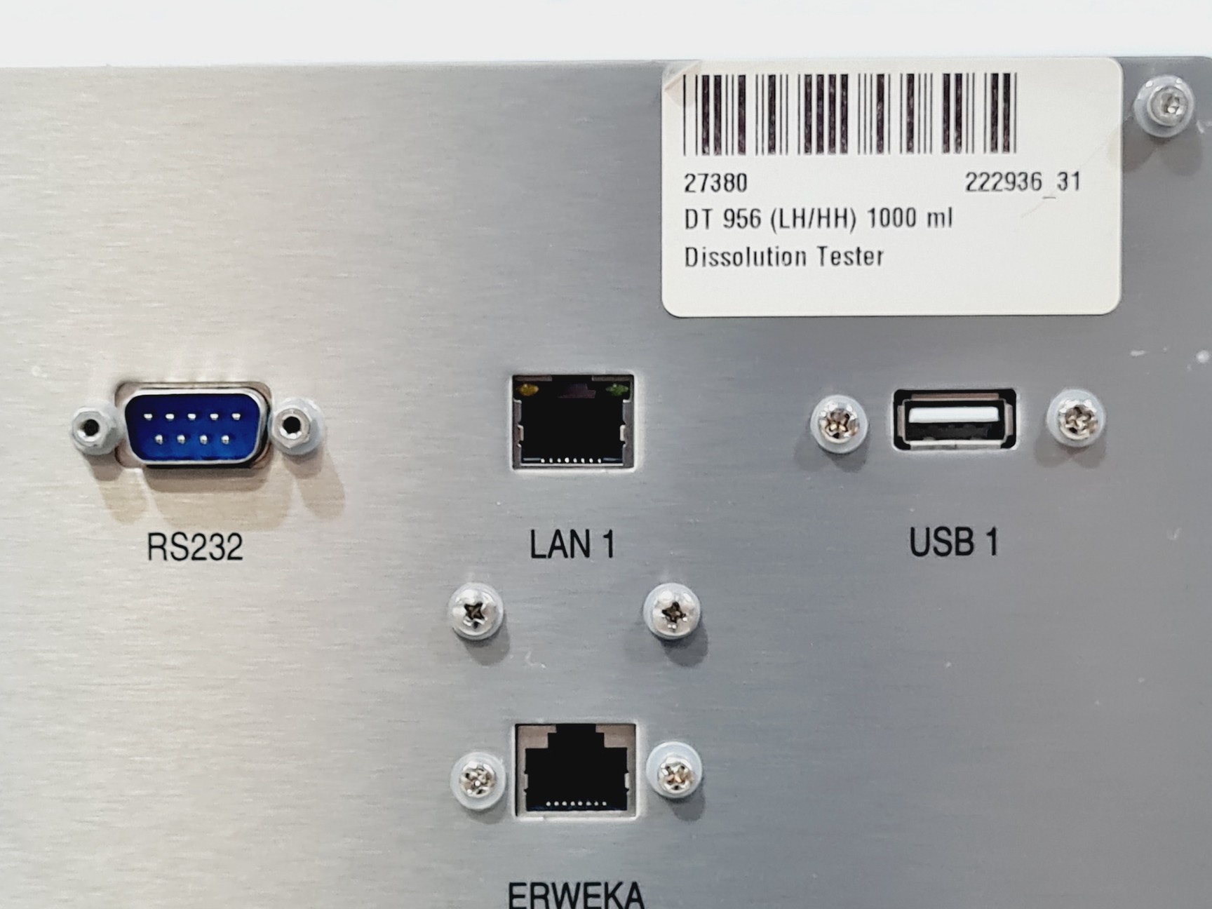 Image of Erweka DT 956 Dissolution System with Erweka DH 1520 Lab
