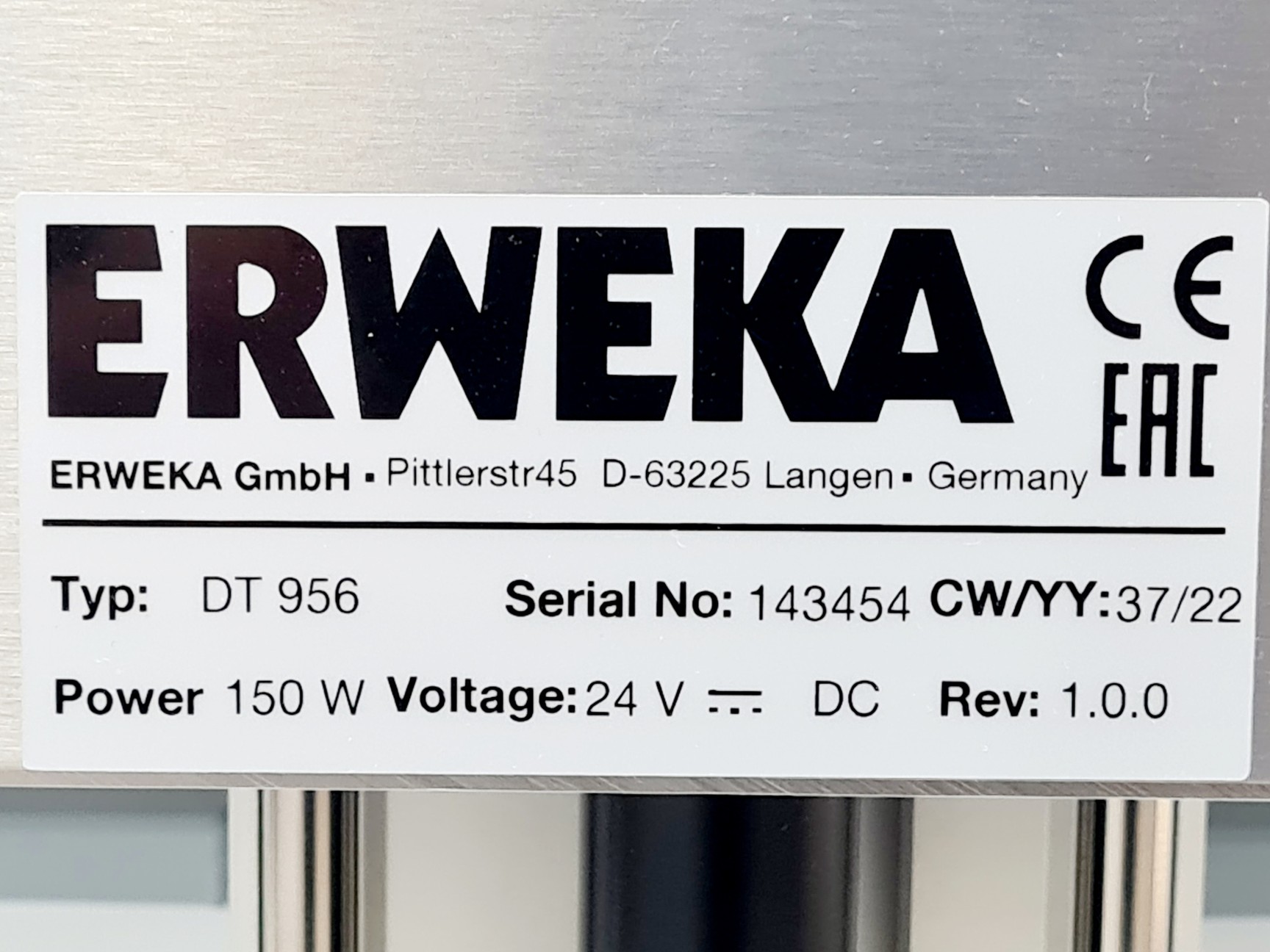 Image of Erweka DT 956 Dissolution System with Erweka DH 1520 Lab