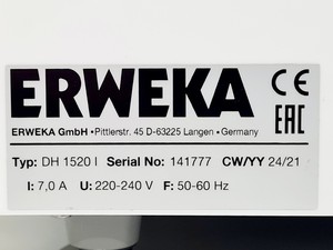 Thumbnail image of Erweka DT 956 Dissolution System with Erweka DH 1520 Lab