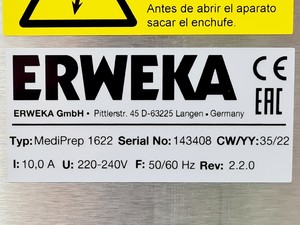 Thumbnail image of Erweka MediPrep 1622 Dissolution Tester System Lab