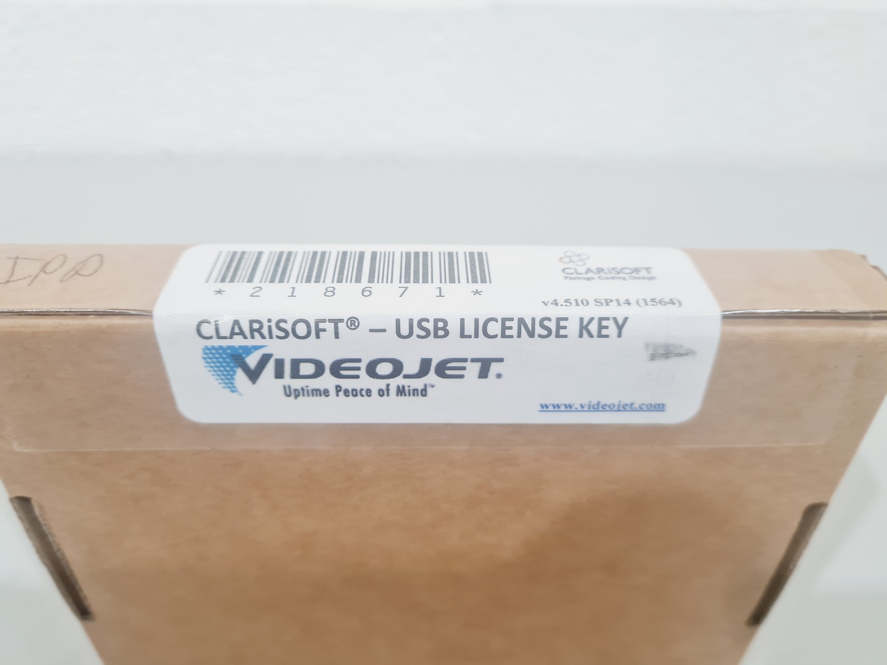 Image of Videojet Clarisoft-USB License Key V4.510 SP14(1564)