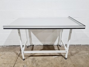 Thumbnail image of White Trespa Laboratory Table Workbench 1380mm x 800mm