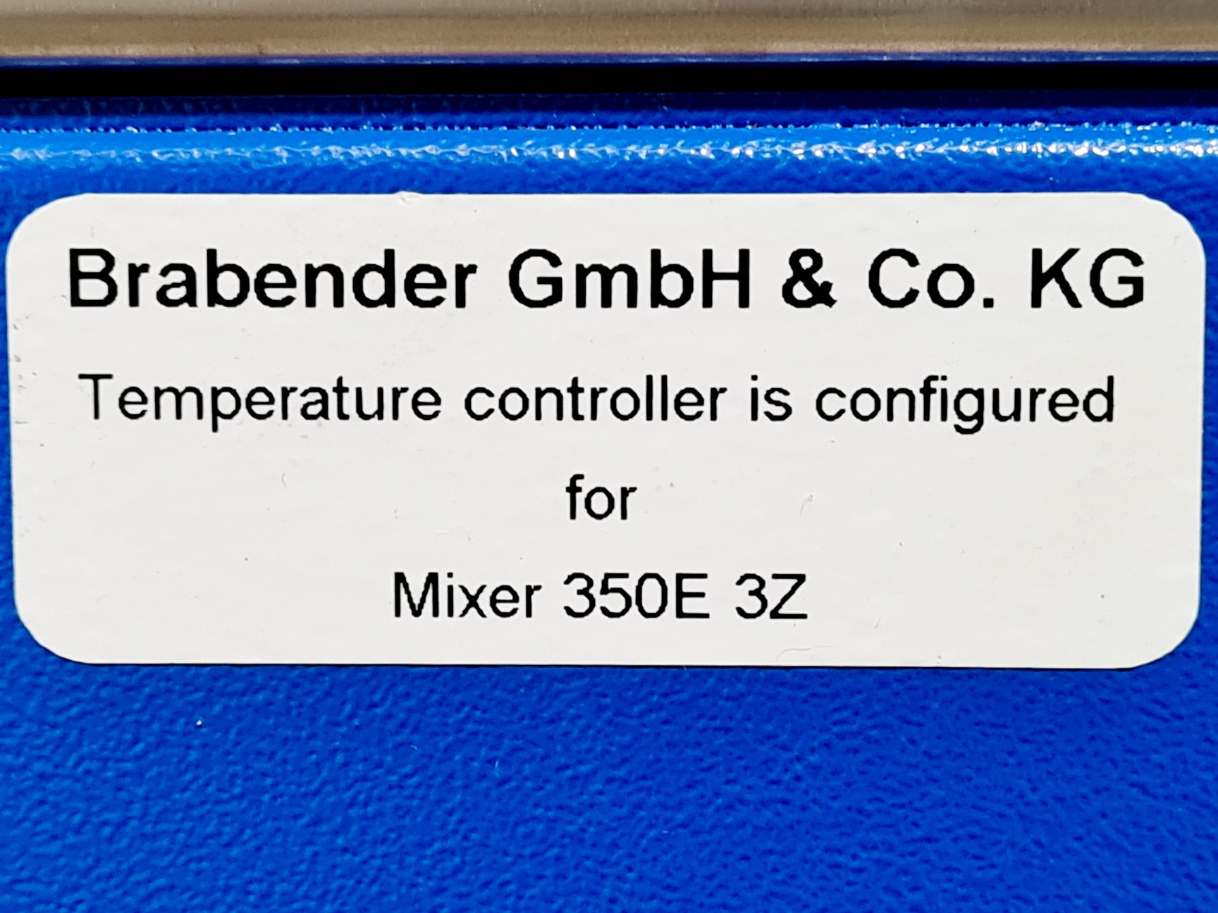 Image of Brabender Universal Docking Station 670237.001 & Brabender Measuring Mixer 350E
