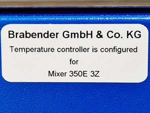 Thumbnail image of Brabender Universal Docking Station 670237.001 & Brabender Measuring Mixer 350E