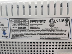 Thumbnail image of Thermo Fisher Scientific Nicolet iS20 Mid-Infrared FT-IR Spectrometer