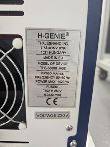 Thumbnail image of ThalesNano H-Genie High Pressure Hydrogen Generator (THS-8888_HG2)