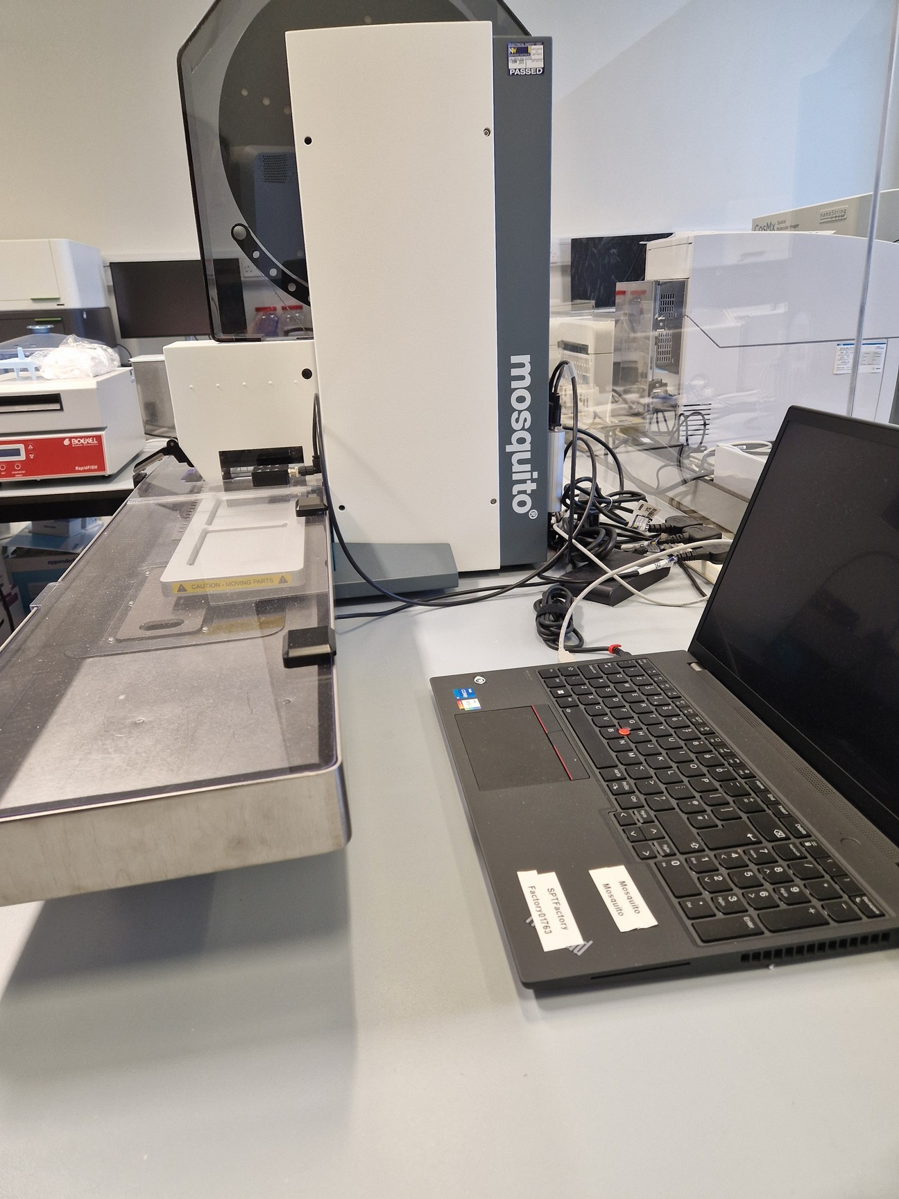 Image of SPT Labtech Mosquito® LV Genomics 5-Position Liquid Handling System Lab