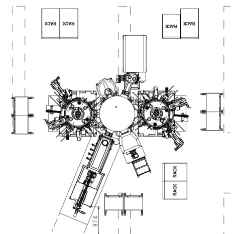 Image of DCA Instruments UHV Cluster Tool / MBE Growth, Linear Sputtering, Pre-Clean 