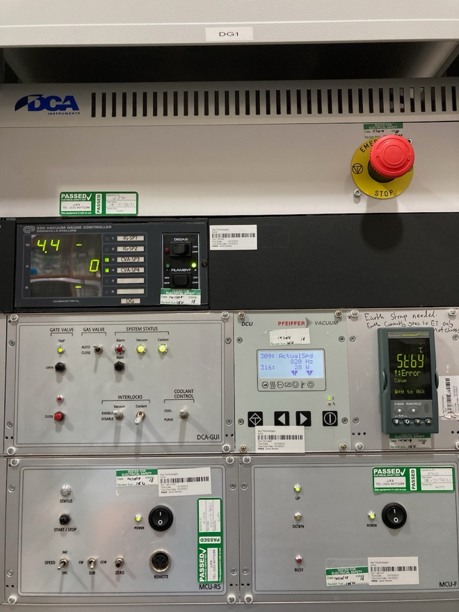Image of DCA Instruments UHV Cluster Tool / MBE Growth, Linear Sputtering, Pre-Clean 