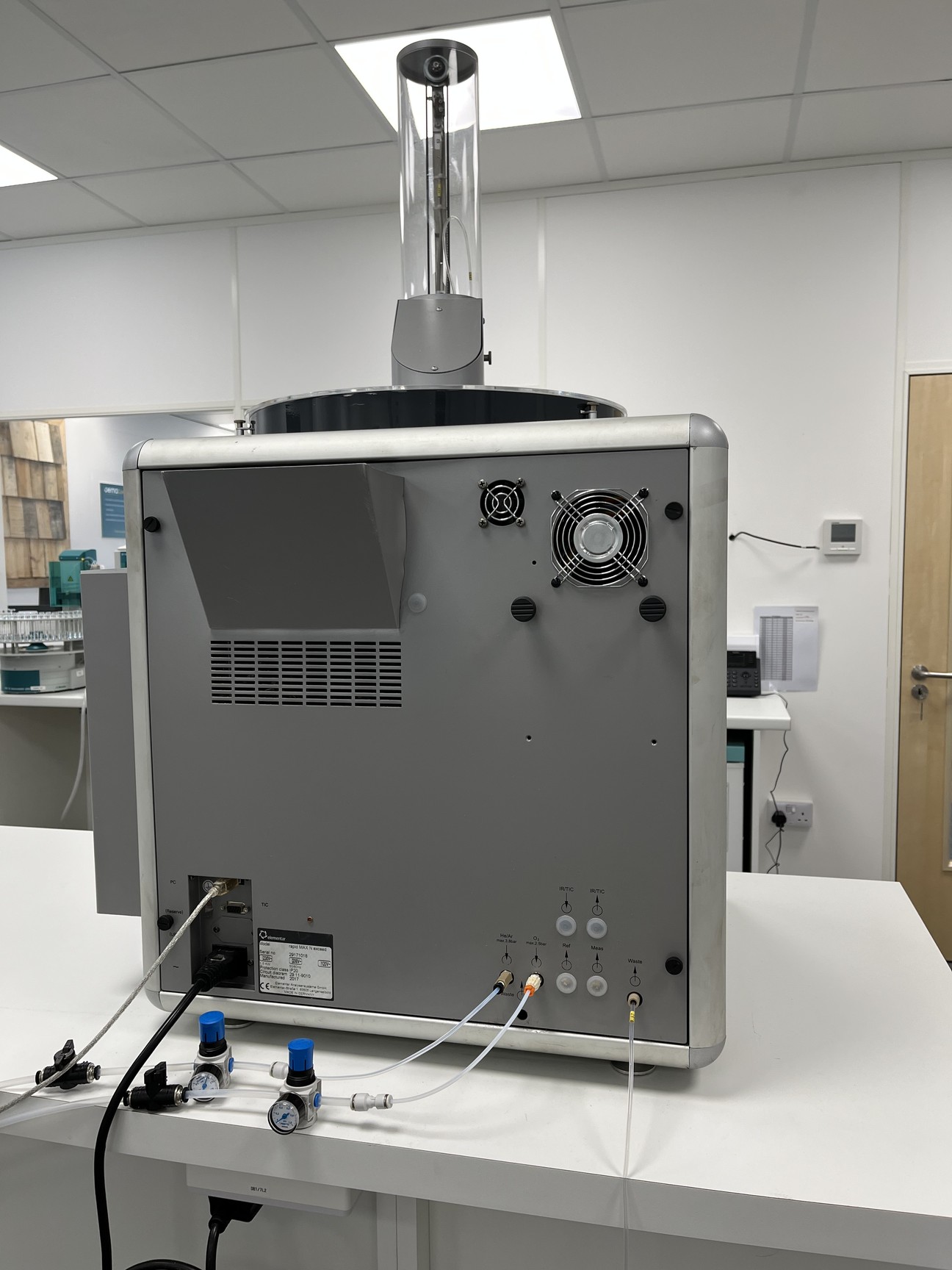 Image of Elementar Rapid MAX N Exceed Nitrogen / Protein Analyzer with Software 2017