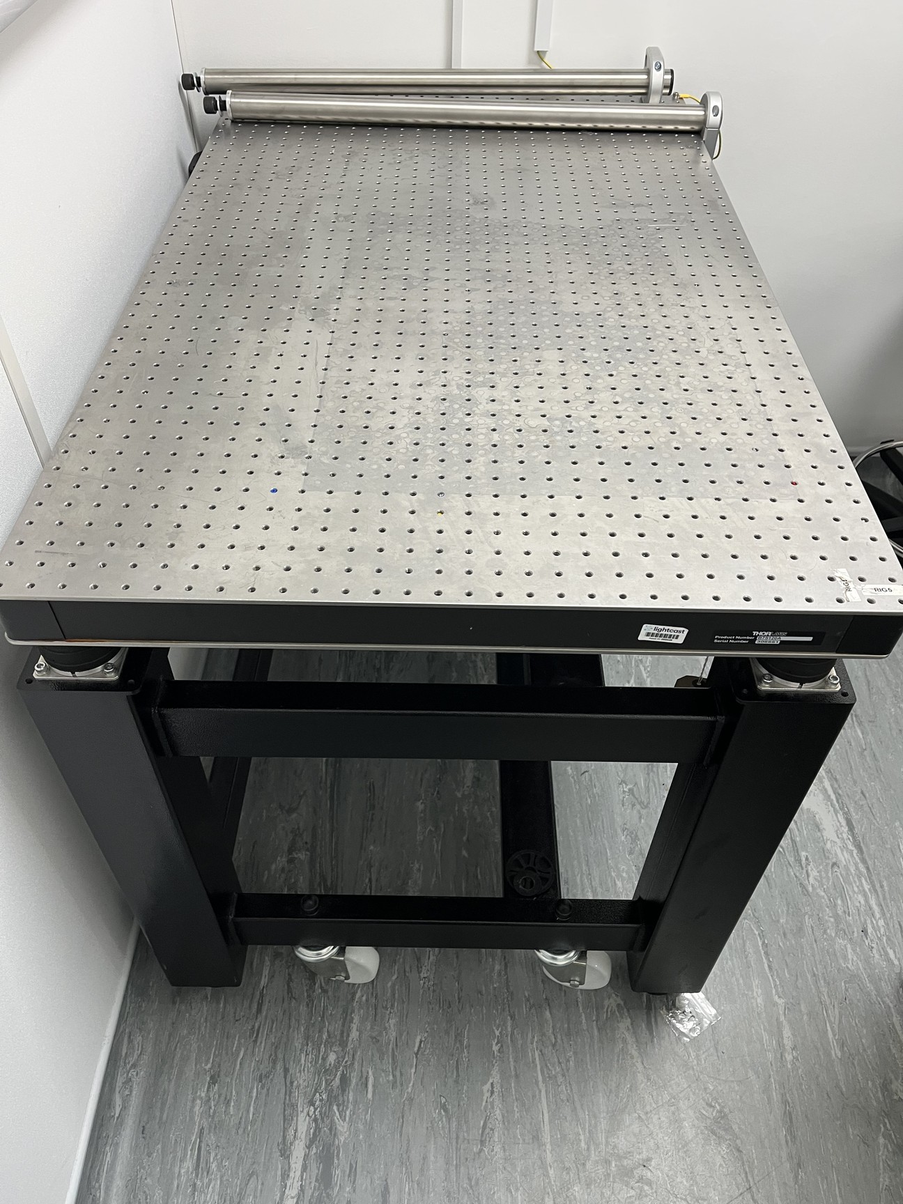 Image of Thorlabs Optical Table System with PFP75120-8 Passive Isolation Frame & B75120A 
