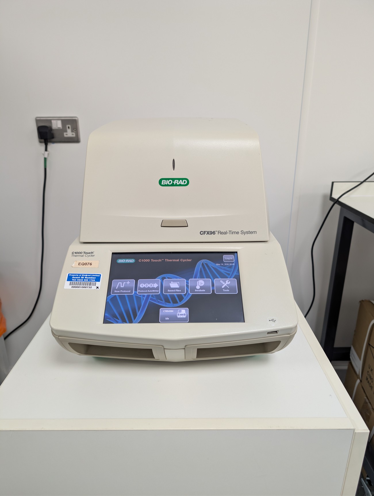 Image of Bio-Rad C1000 Touch CFX96 Real-Time PCR Thermal Cyclers Lab