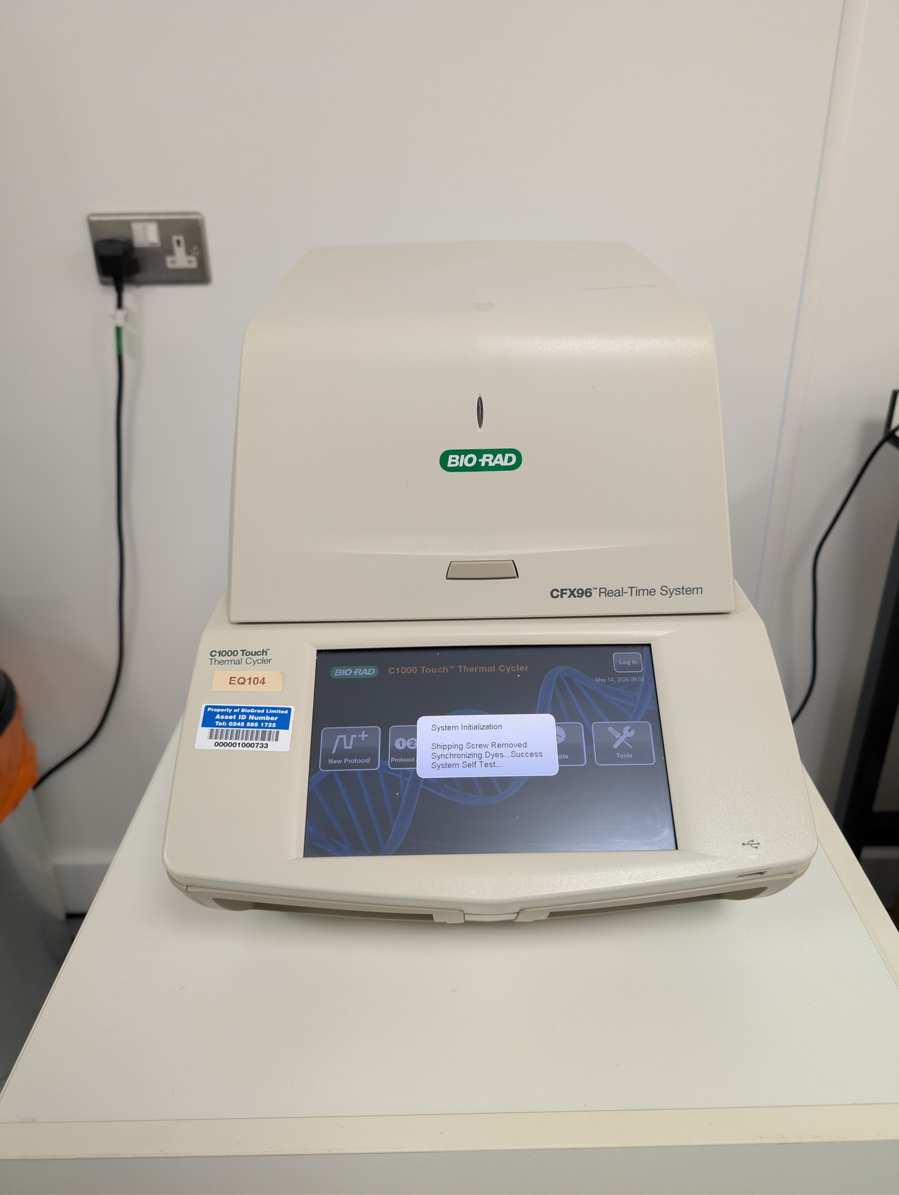 Image of Bio-Rad C1000 Touch CFX96 Real-Time PCR Thermal Cyclers Lab