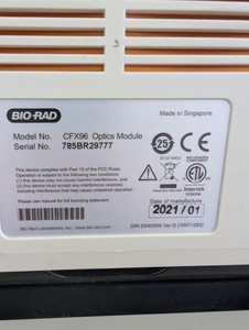 Thumbnail image of Bio-Rad C1000 Touch CFX96 Real-Time PCR Thermal Cyclers Lab