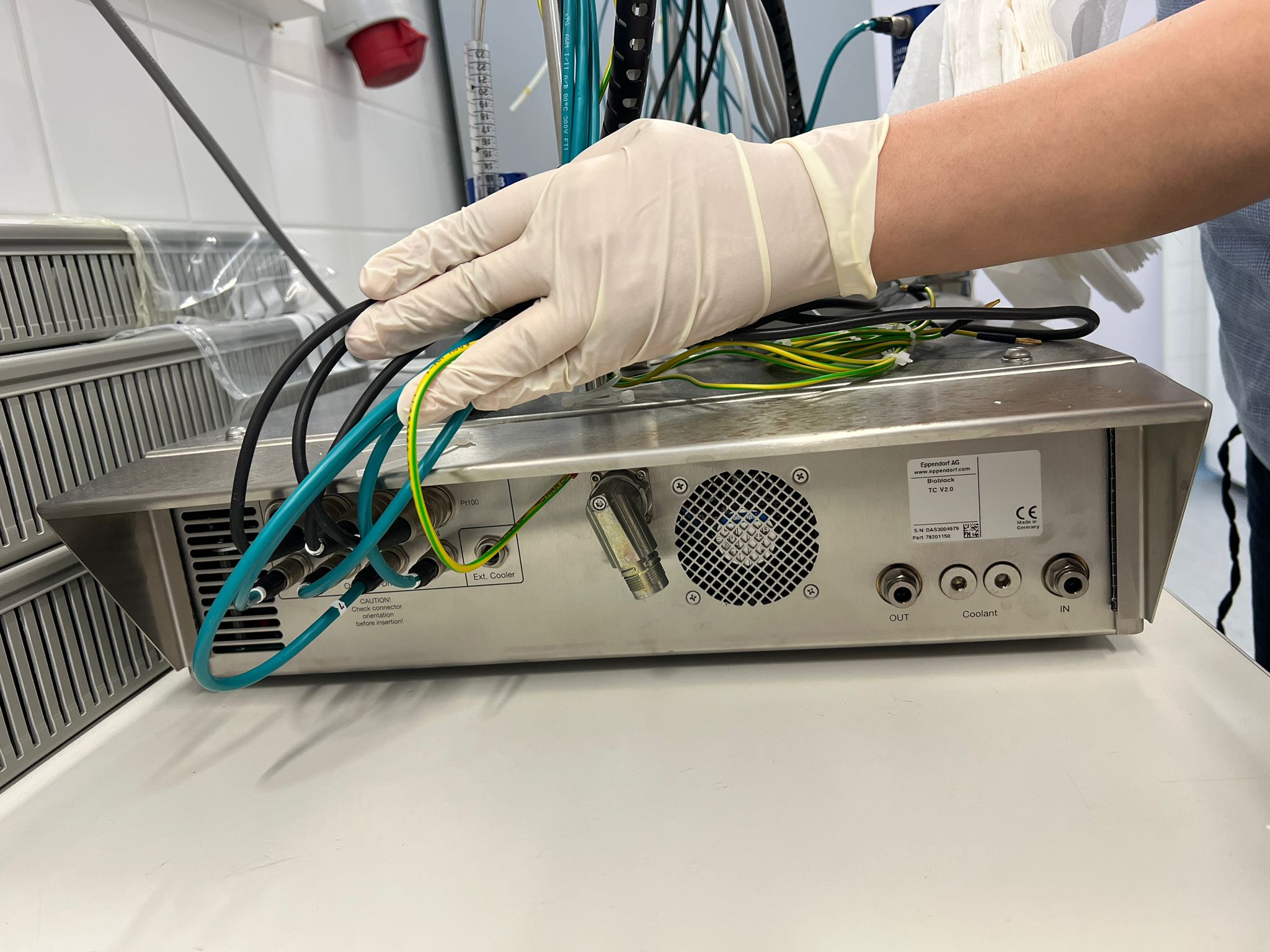 Image of DASGIP Parts from Four Parallel Bioprocess Systems MX4/4, TC4SC4, EGC4 
