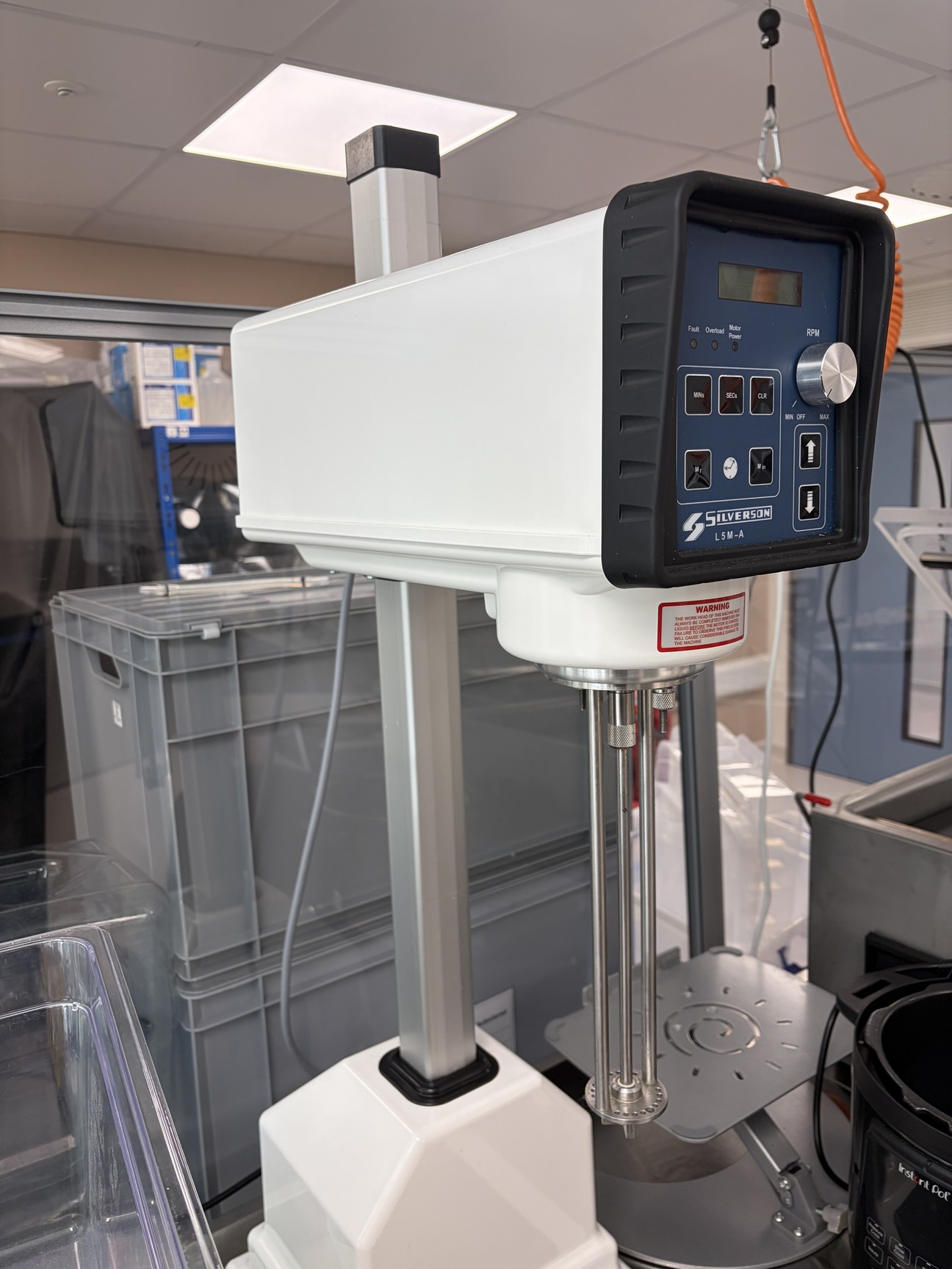 Image of Silverson L5M-A Heavy Duty High Shear Laboratory Mixer Homogenizer