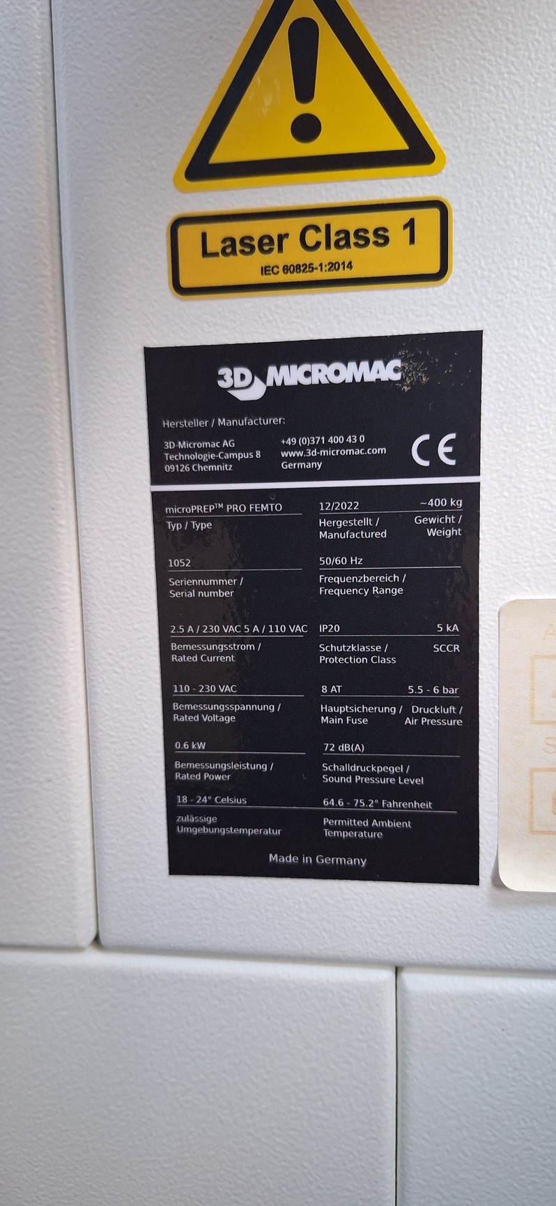 Image of MicroMAC microPREP™ PRO 3D Laser Micromachining System 