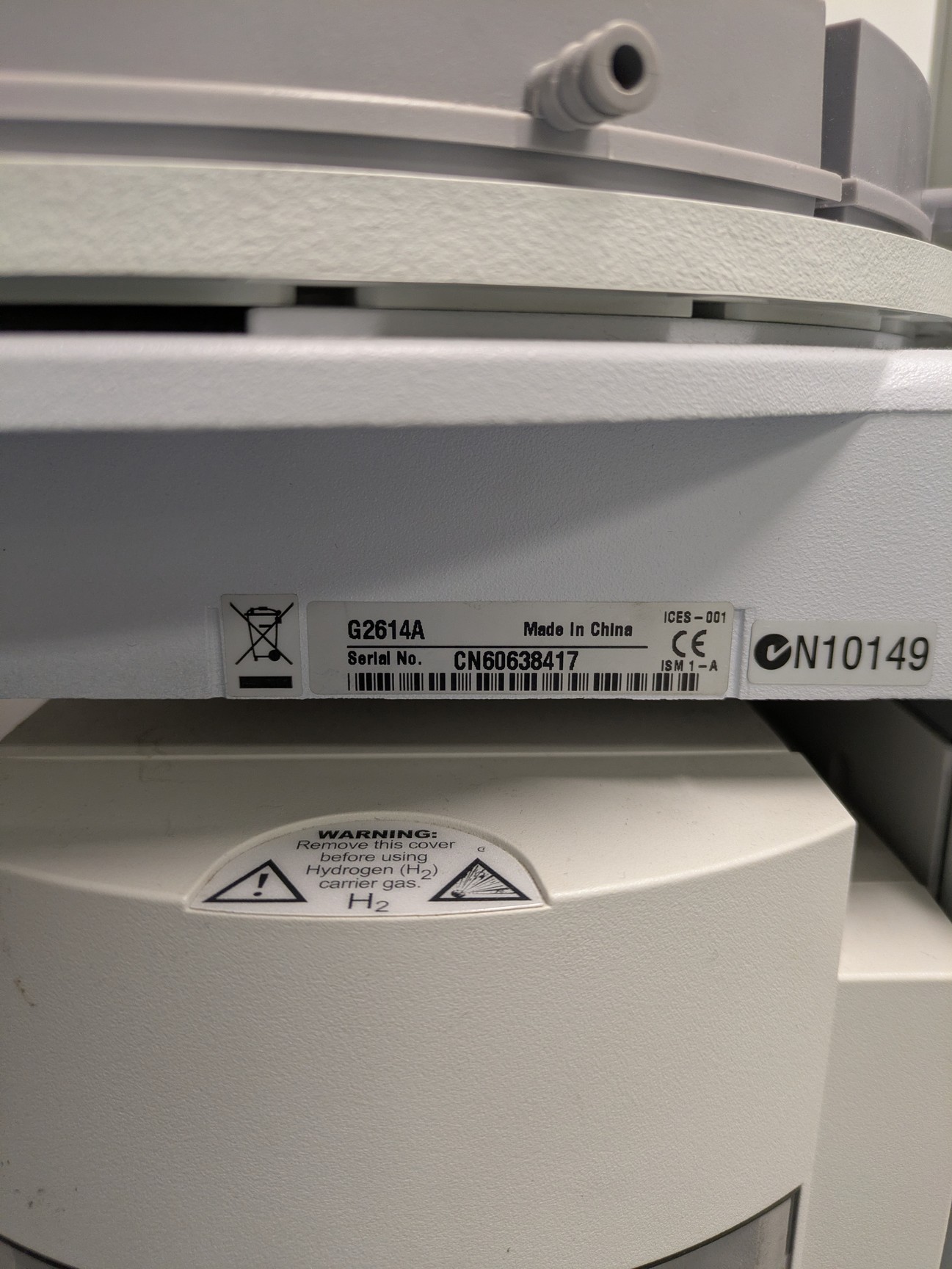 Image of Agilent GC-MS 5975 Gas Chromatography Mass Spectrometry System Lab