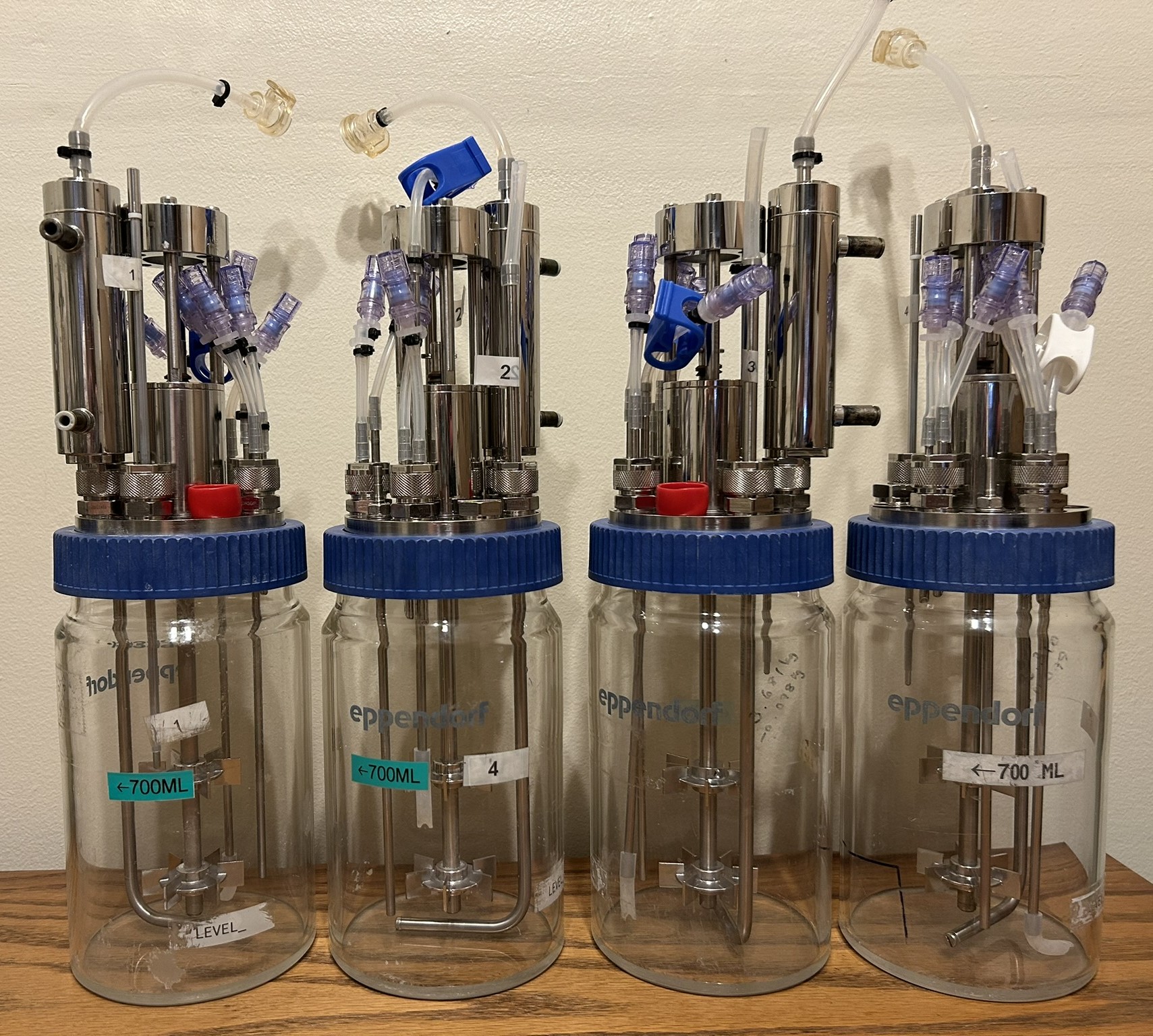 Image of Eppendorf DASGIP 4-Fold Parallel Bioreactor System w/ Software 