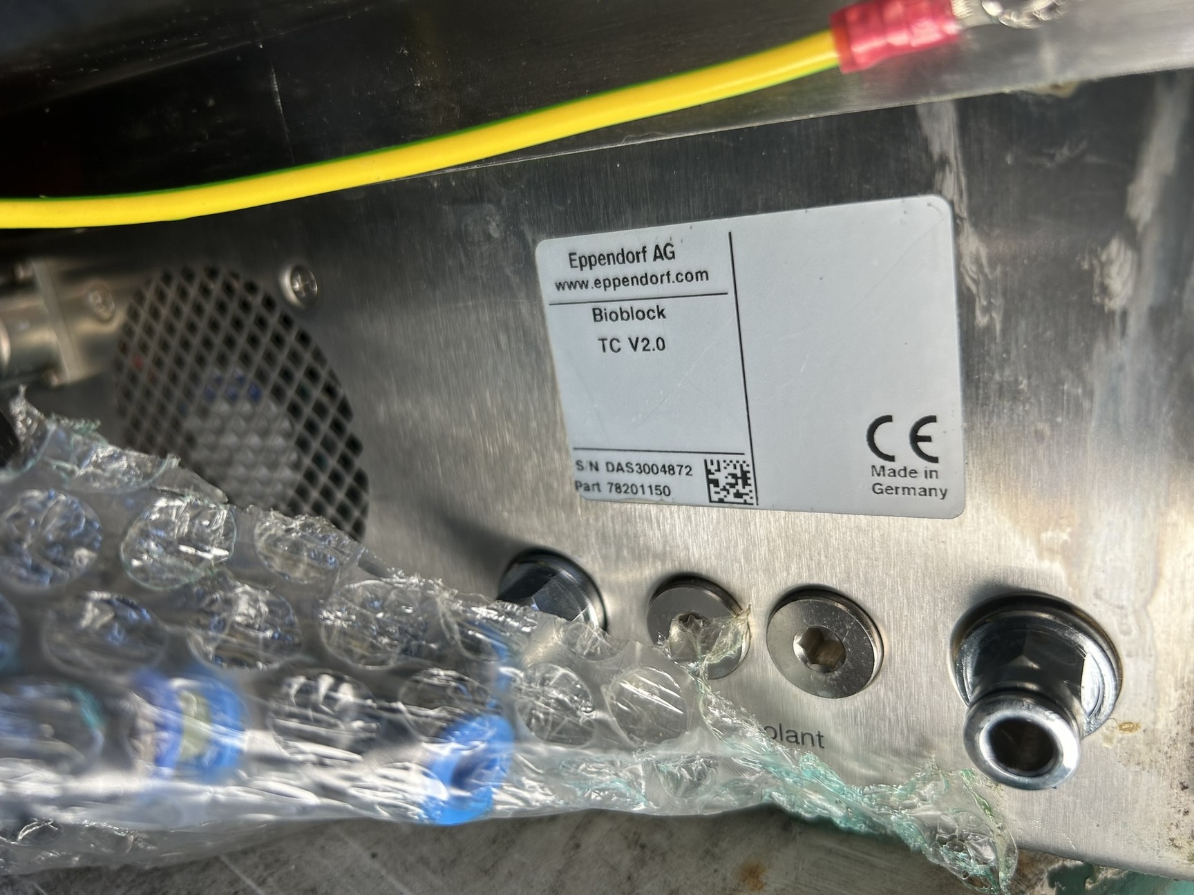 Image of Eppendorf DASGIP 4-Fold Parallel Bioreactor System w/ Software 