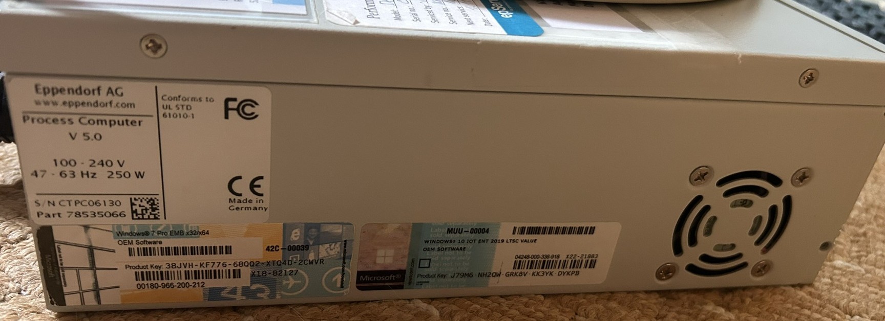 Image of Eppendorf DASGIP 4-Fold Parallel Bioreactor System w/ Software 