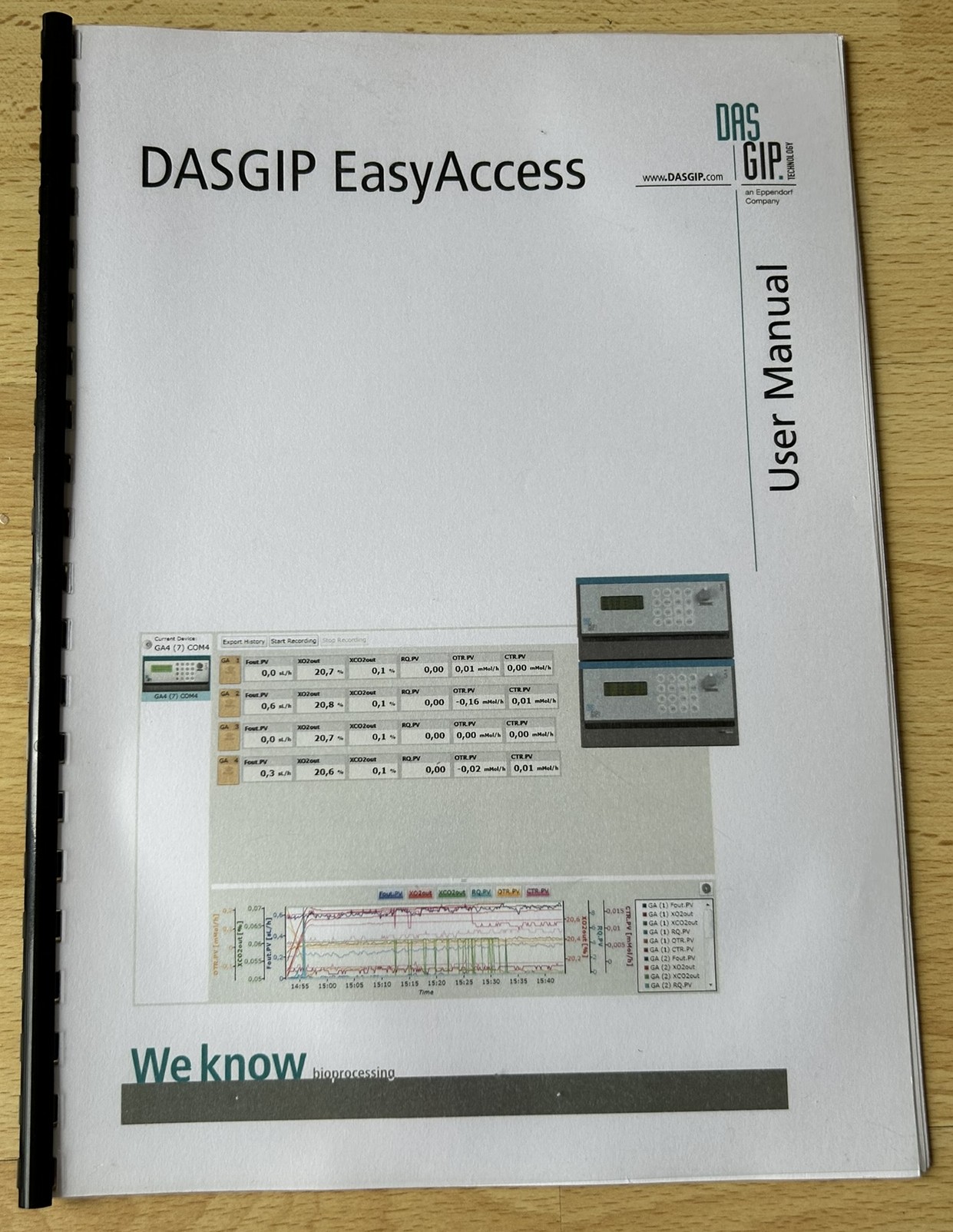 Image of Eppendorf DASGIP 4-Fold Parallel Bioreactor System w/ Software 