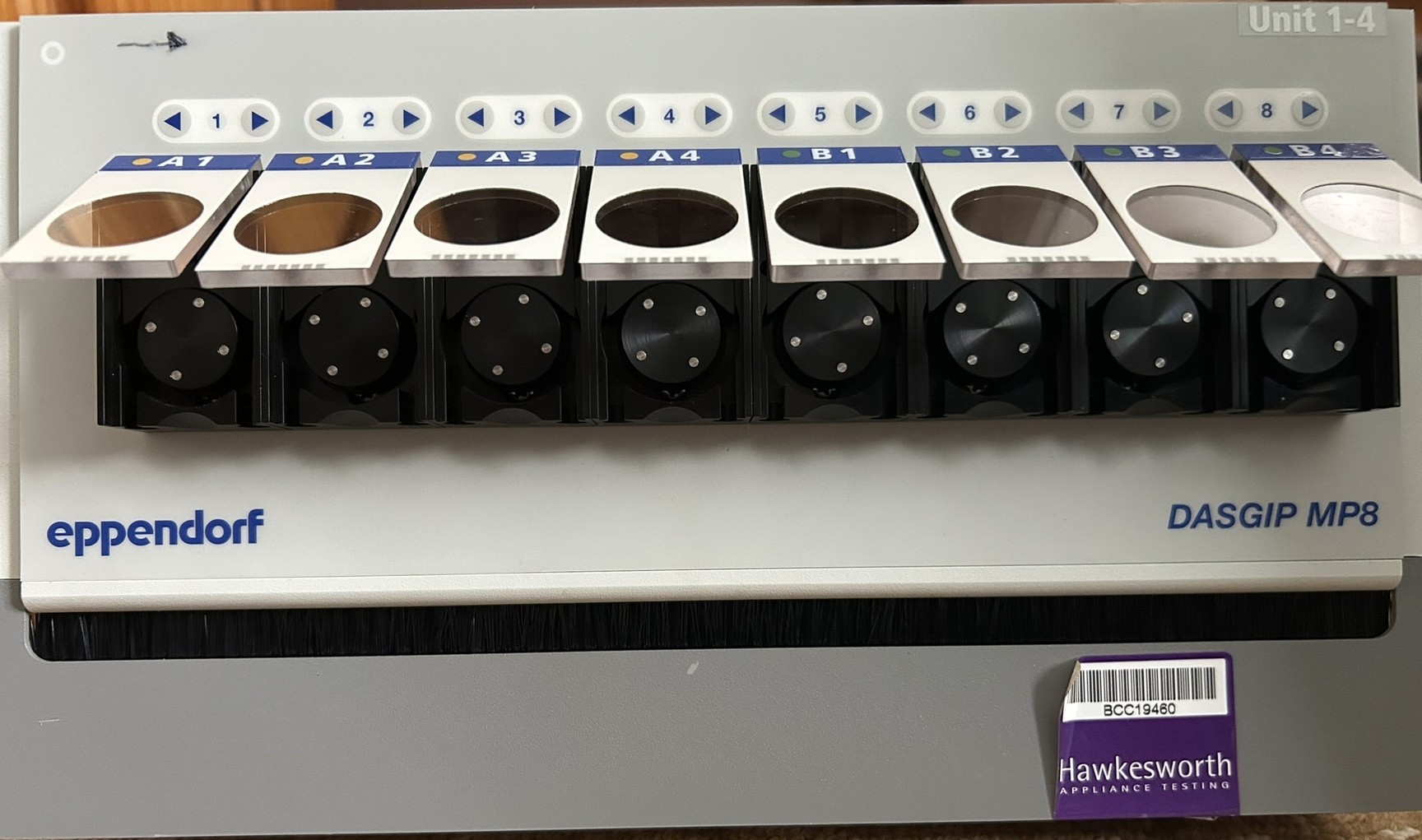 Image of Eppendorf DASGIP 4-Fold Parallel Bioreactor System w/ Software 