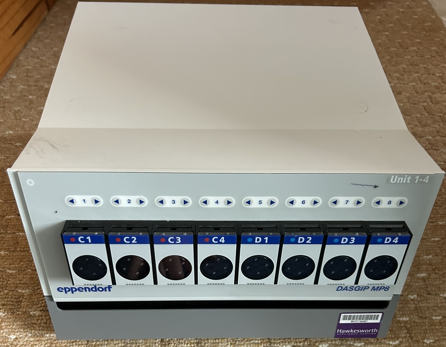 Image of Eppendorf DASGIP 4-Fold Parallel Bioreactor System w/ Software 