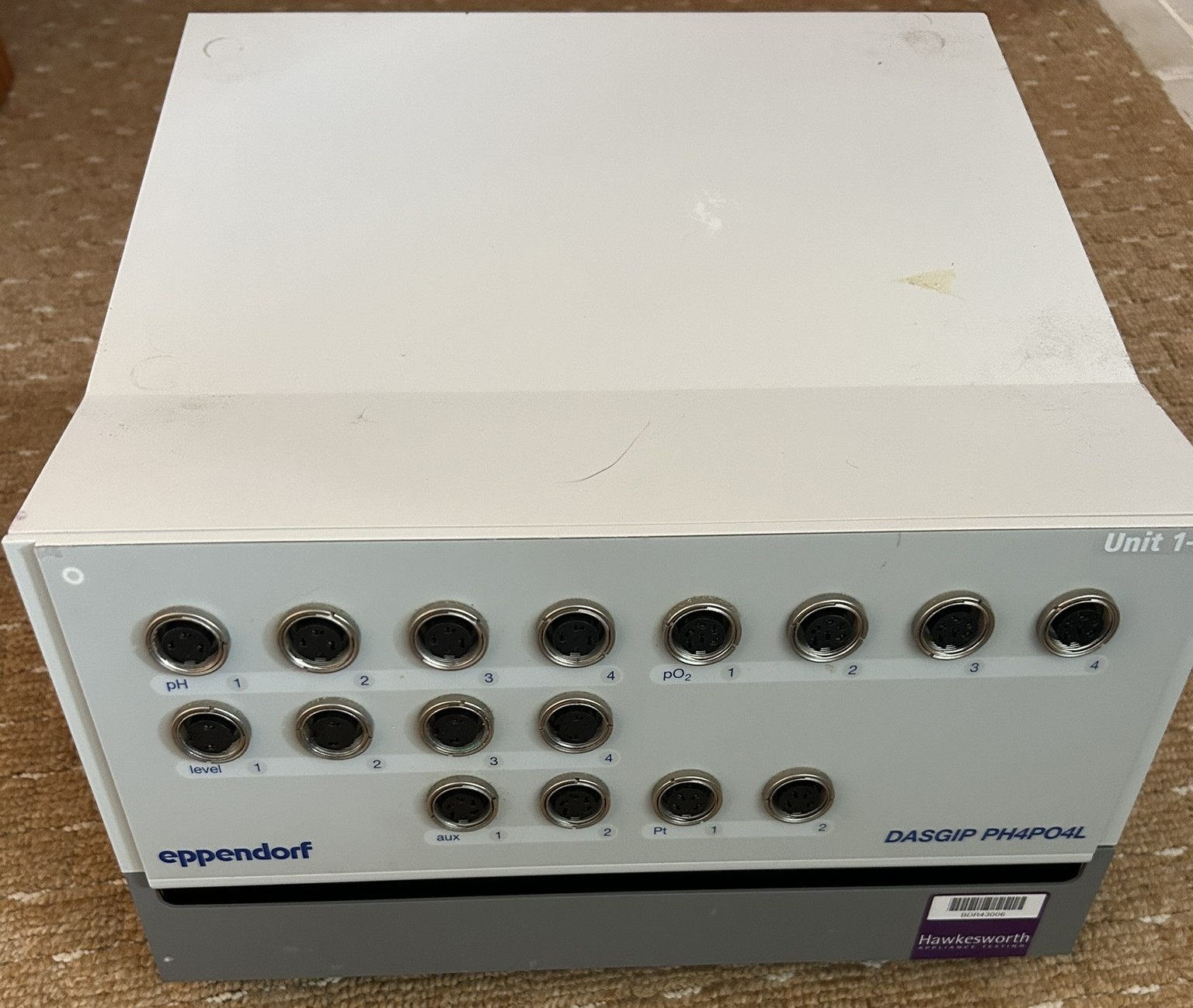 Image of Eppendorf DASGIP 4-Fold Parallel Bioreactor System w/ Software 