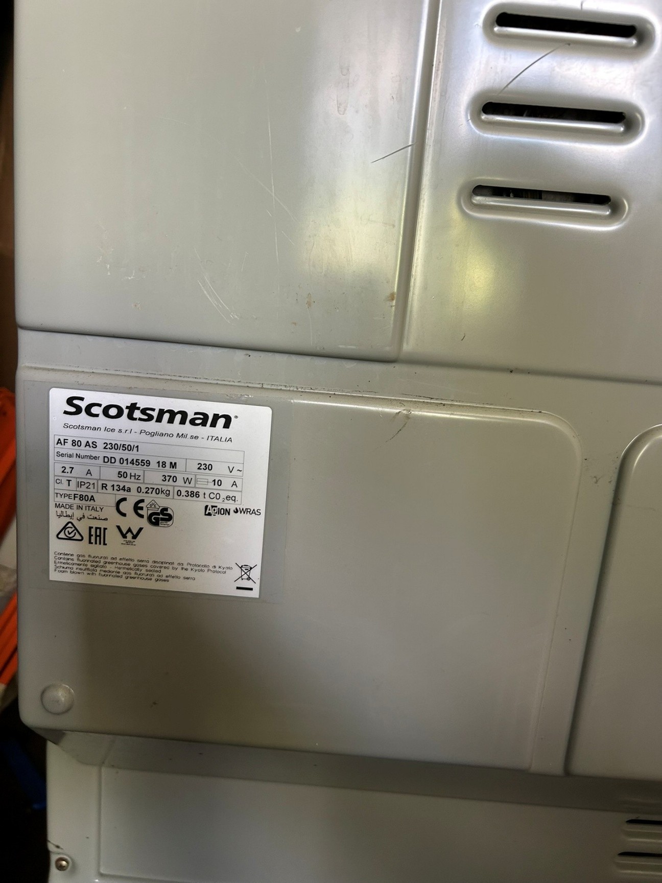 Image of Scotsman AF 80 Flake Ice Machine